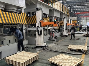 Molded Pallet Production Line In Workshop
