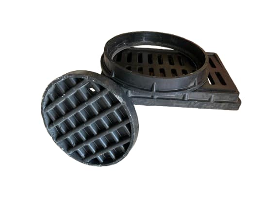 Manhole cover BMC made by plastic molding machine