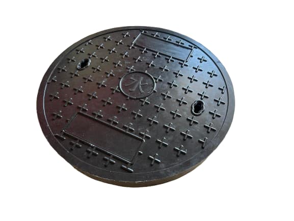 Manhole cover BMC made by plastic molding machine