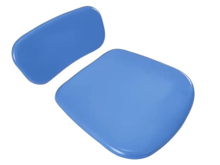Molded Plastic Chair board blue color