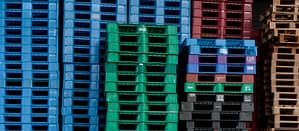 plastic pallet made from waste plastic